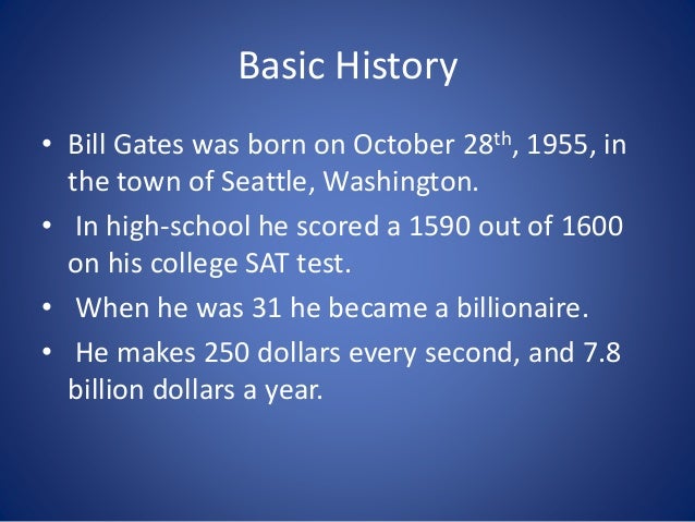 bill gates powerpoint presentation